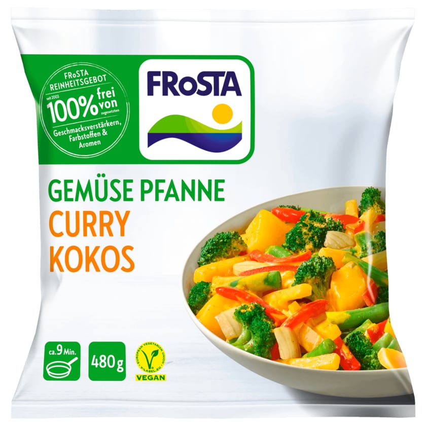 Frosta Gemüse Pfanne Curry Kokos 480g